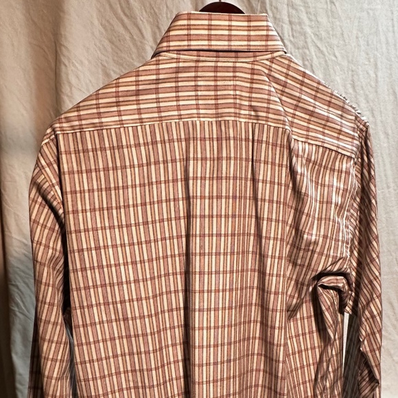 Men's Vintage I.Magnin Button Down Checkered Shirt (16 33) - Picture 3 of 5